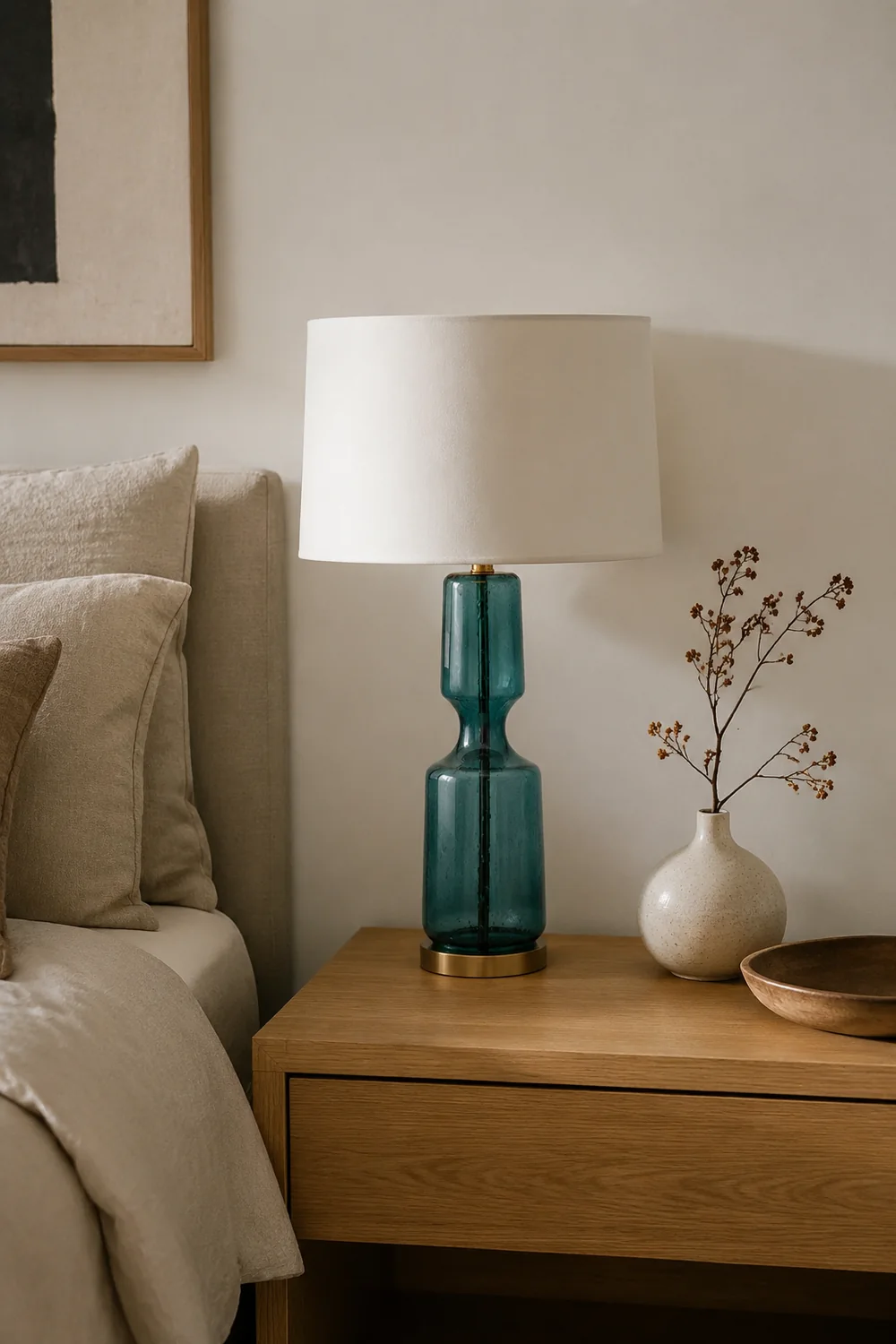 Antero Teal Table Lamp - Lumpaz