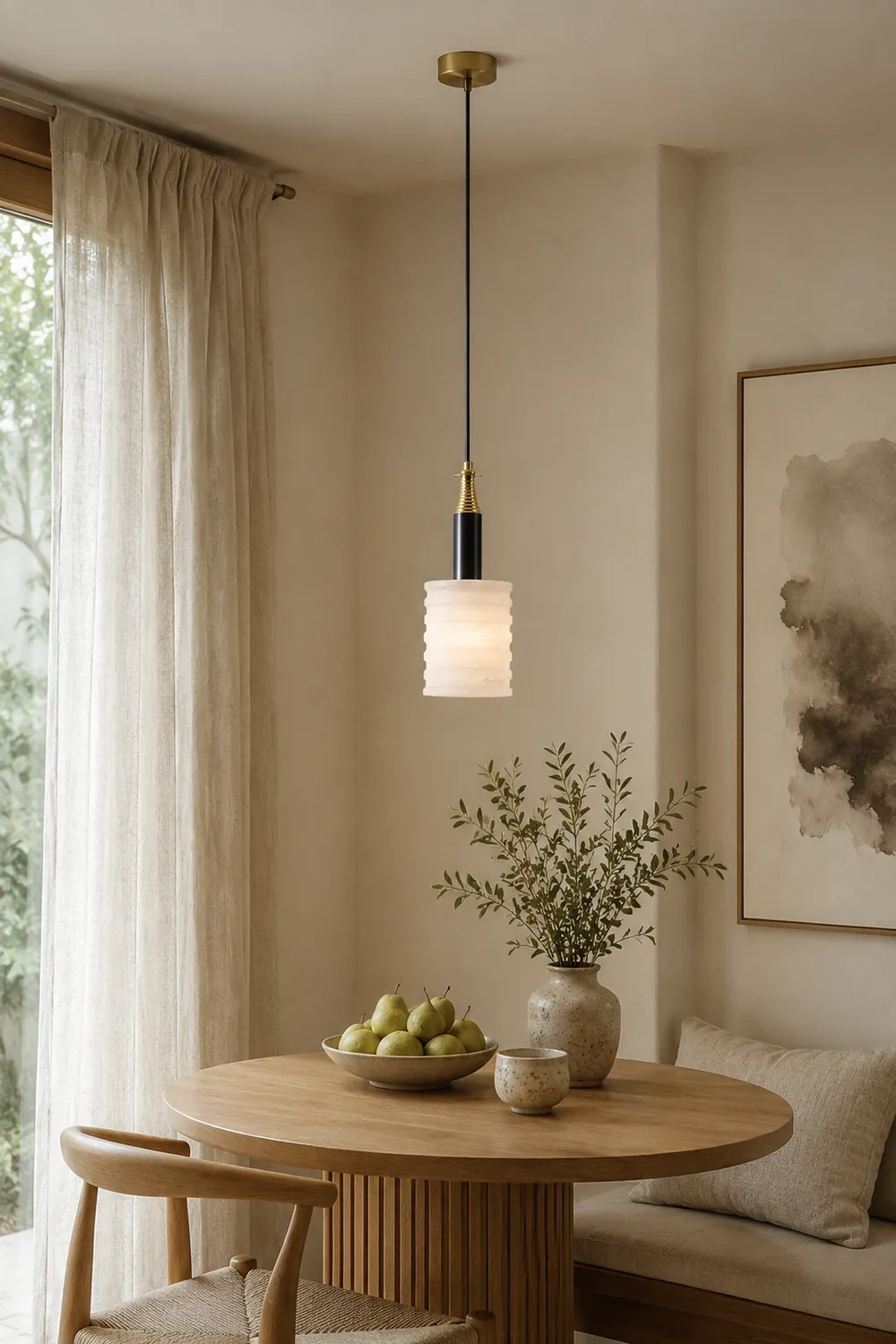 Alabaster Pendant Lamp - Lumpaz