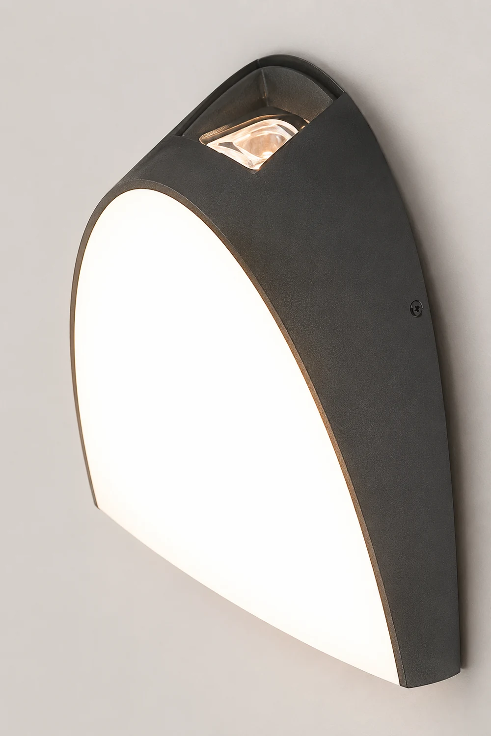 Creative LED Waterproof Aluminum Black Modern Outdoor Wall Sconce Lighting - Lumpaz
