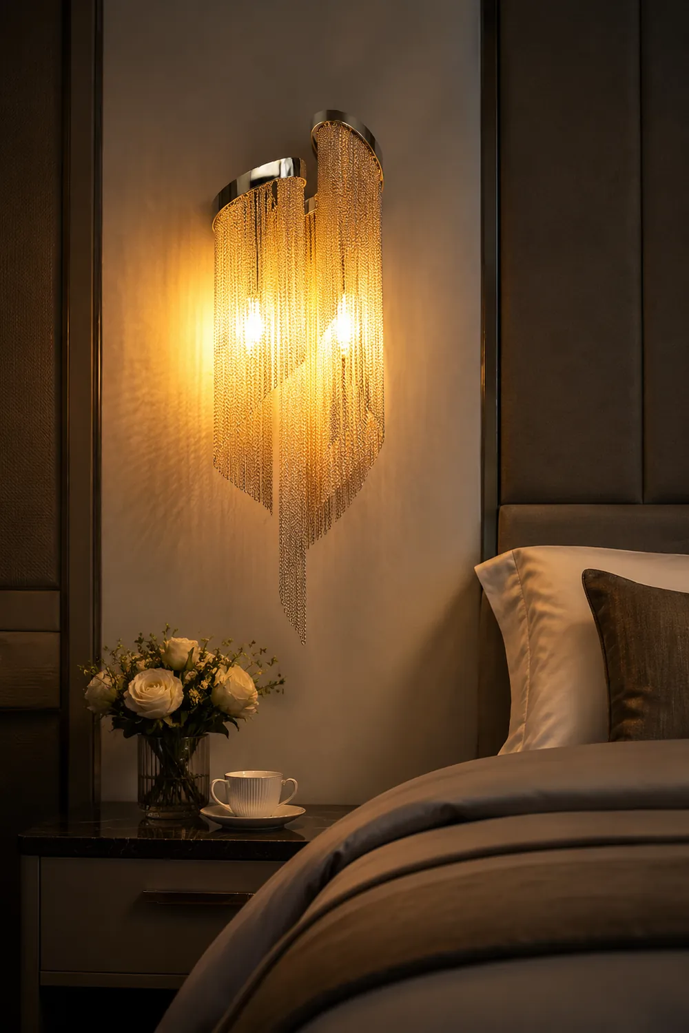 Chain Tassel Wall Lamp - Lumpaz