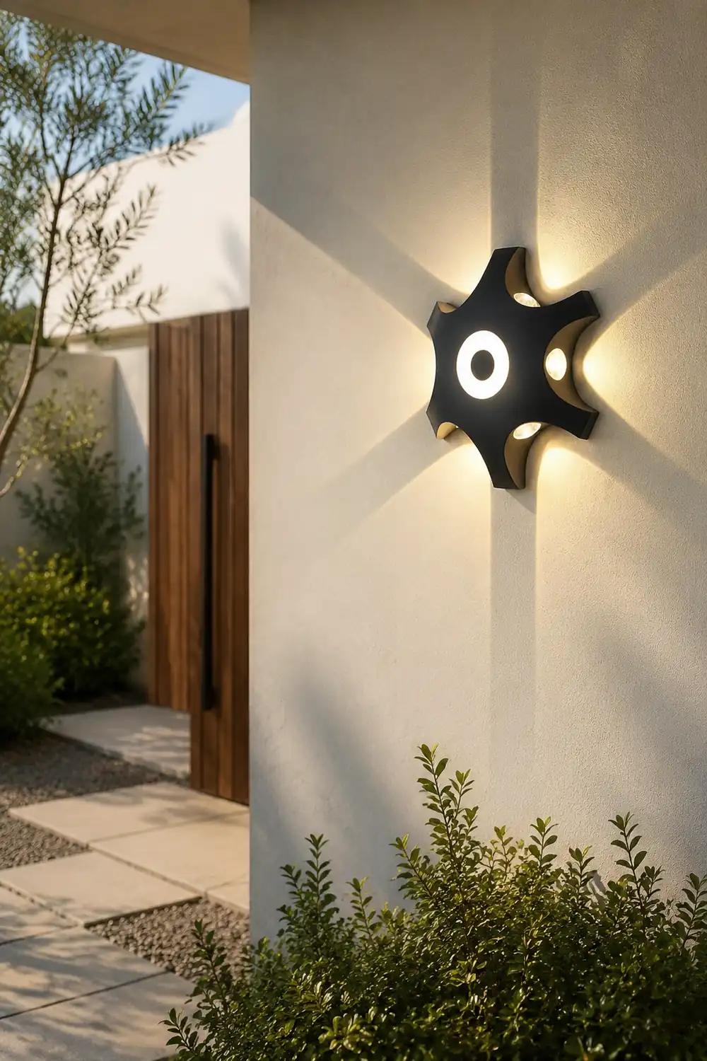 Flower Shaped LED Waterproof Nordic Wall Washer Lights Wall Sconces Lighting - Lumpaz