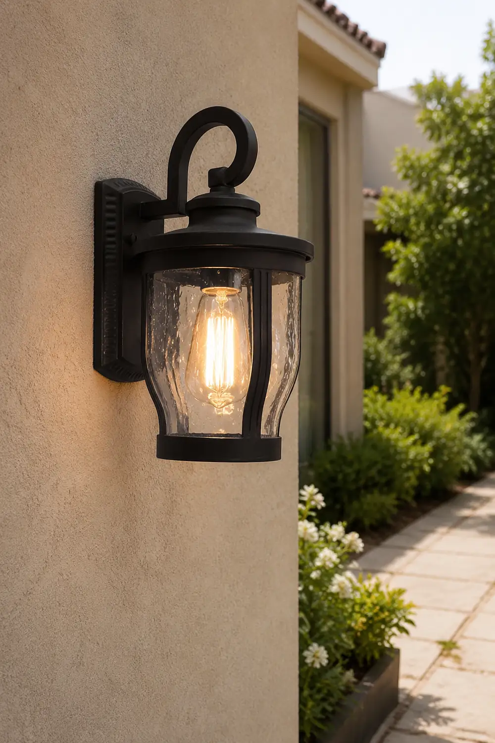 Retro Creative Waterproof Bubbles Glass Vintage Outdoor Wall Lights - Lumpaz