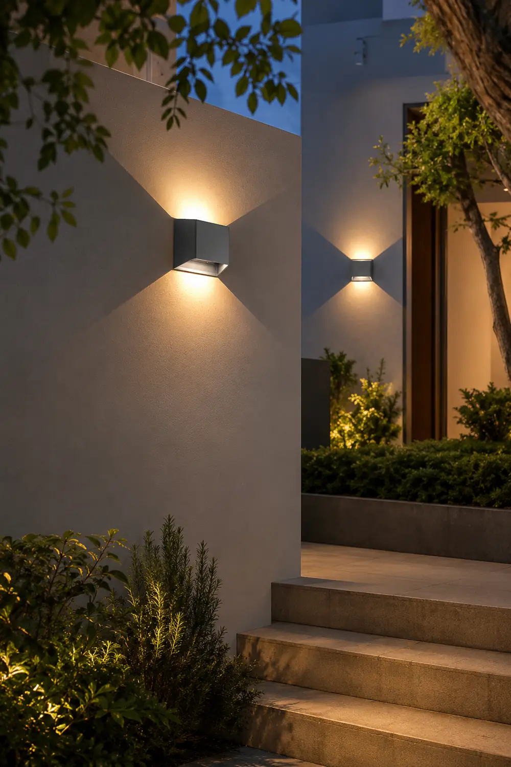 Modern Minimalist Waterproof LED Wall Light for Outdoor Villa Courtyard Garden - Lumpaz