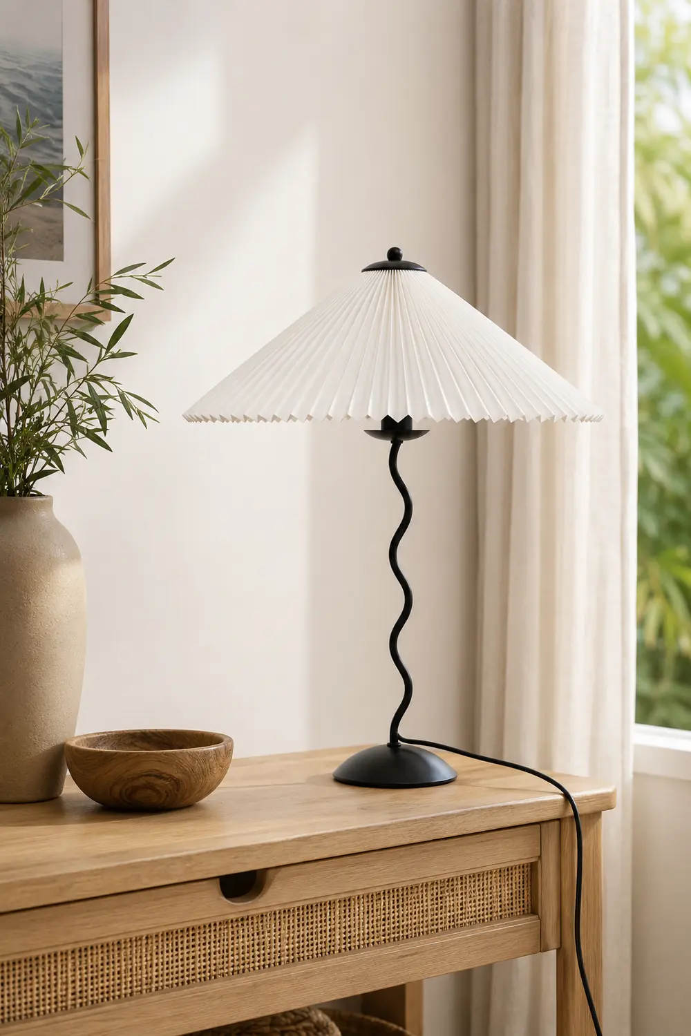 Pleated Table Lamp - Lumpaz