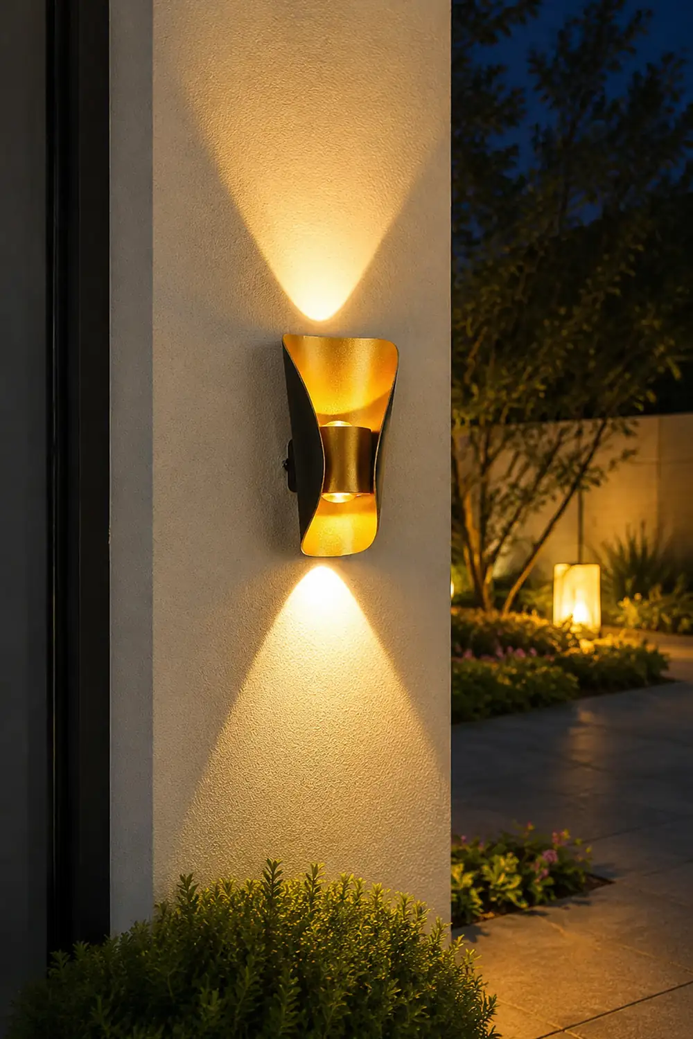 Unique Creative Up and Down Lights Outdoor Wall Lights Waterproof Wall Sconces Wall Lamp - Lumpaz