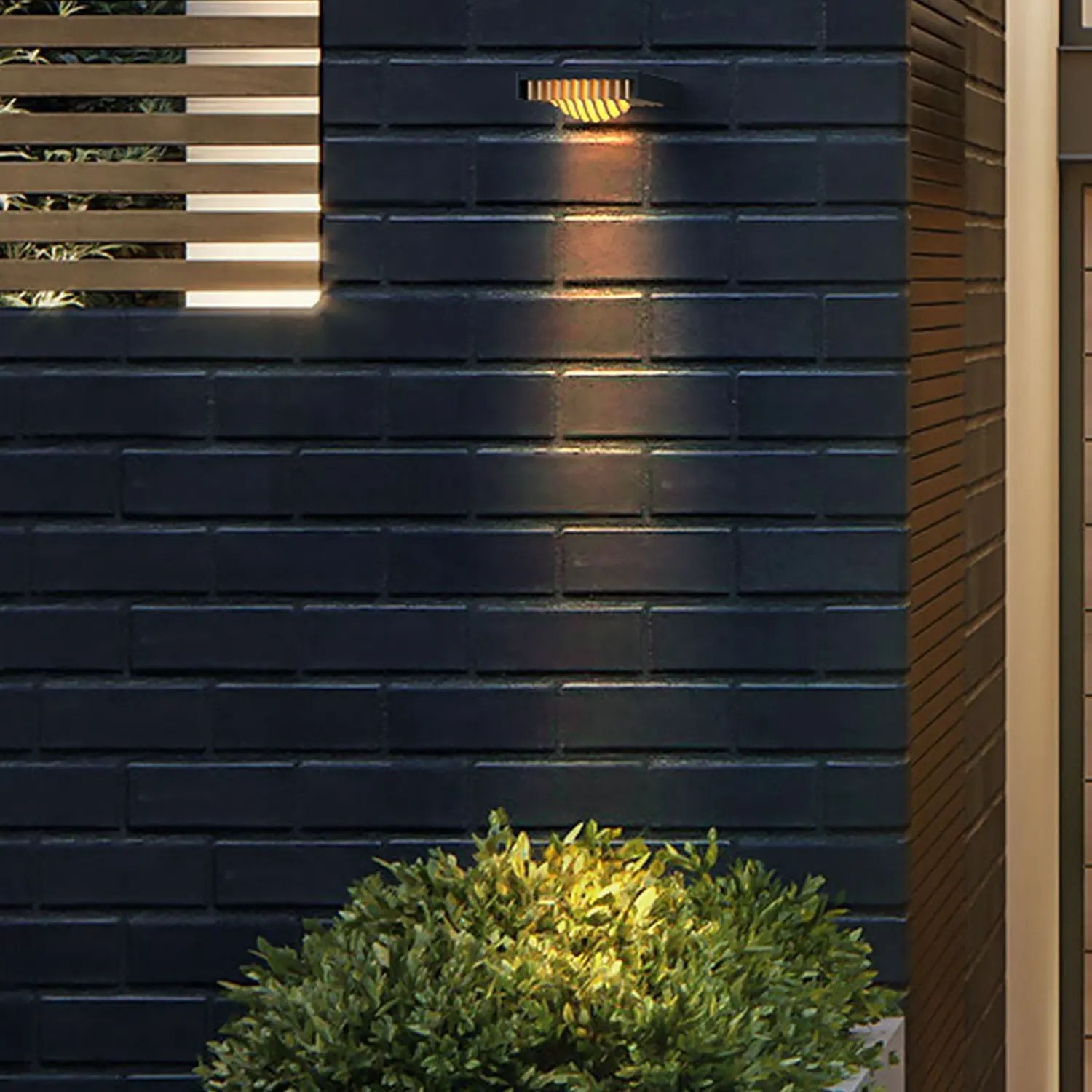 Outdoor LED Waterproof Solar Decorative Lighting Wall Light for Courtyard Balcony Aisle - Lumpaz