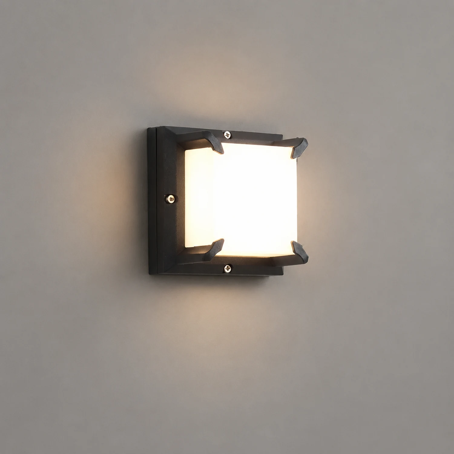 Modern Minimalist Outdoor Waterproof LED Wall Light for Patio Balcony Garden - Lumpaz