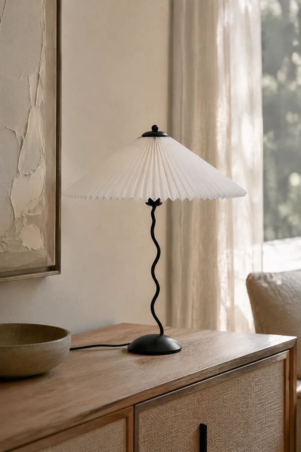 Pleated Table Lamp - Lumpaz