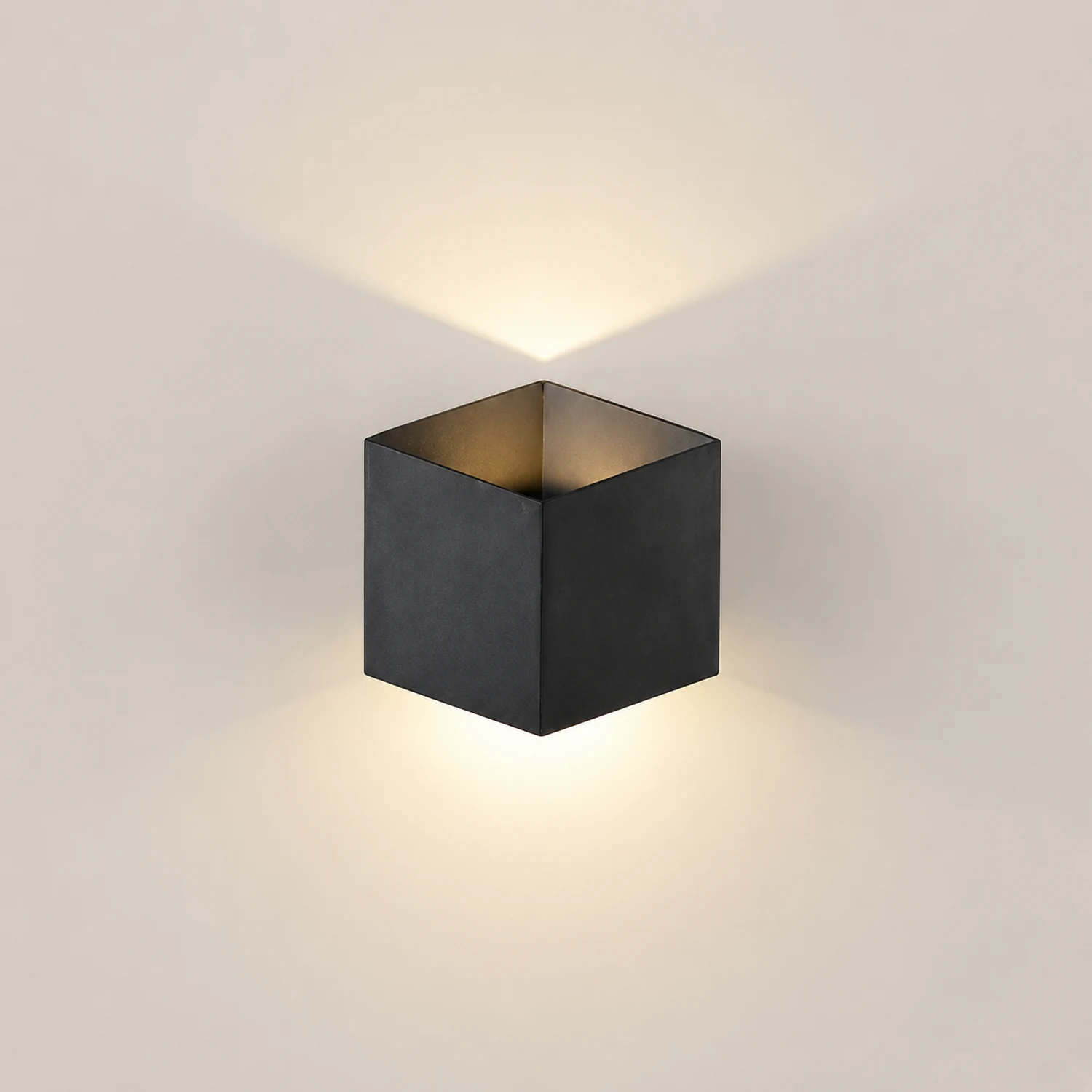 Square Waterproof up and down Lighting LED Modern Outdoor Wall Lights - Lumpaz