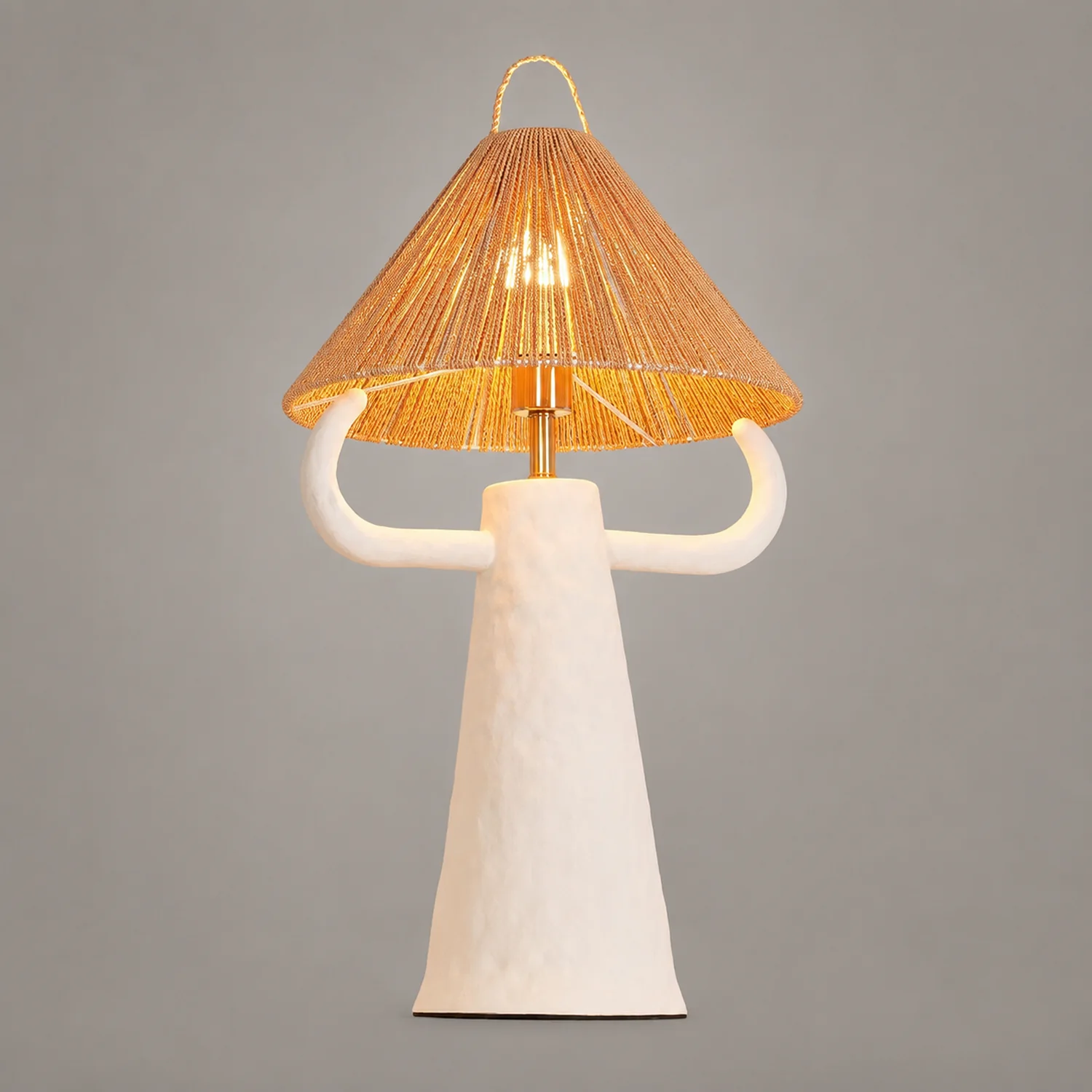 Horns Ceramic Table Lamp - Lumpaz