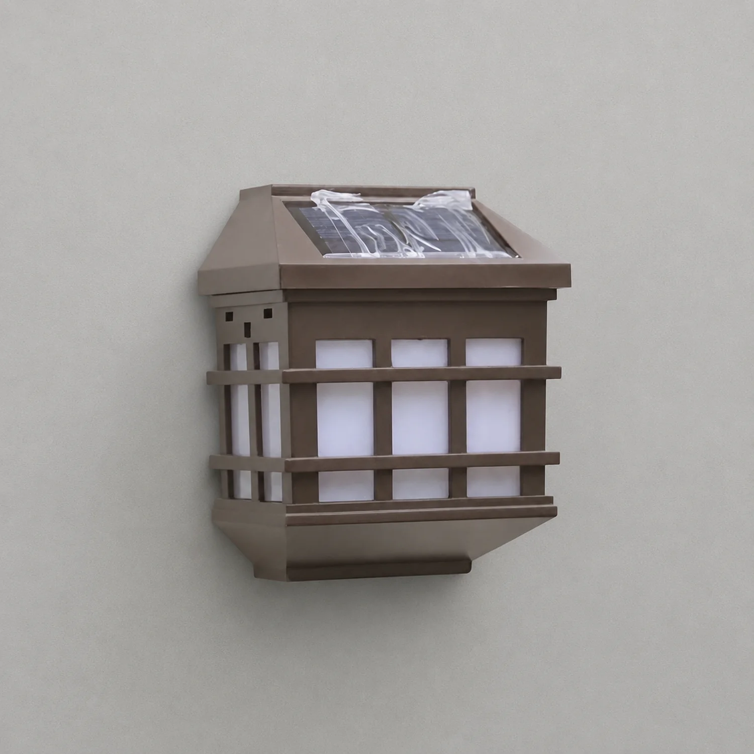 Solar LED Light-controlled Motion Sensor Modern Outdoor Wall Lamp - Lumpaz