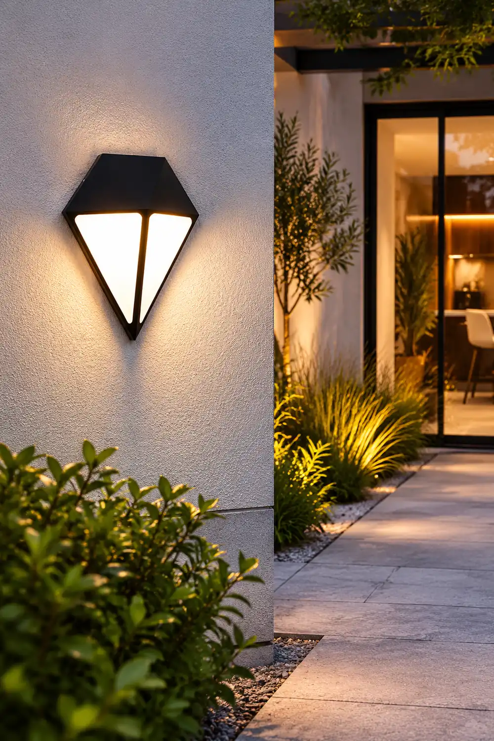 Creative Geometric LED Waterproof Modern Outdoor Wall Lamp Wall Lights Fixture - Lumpaz