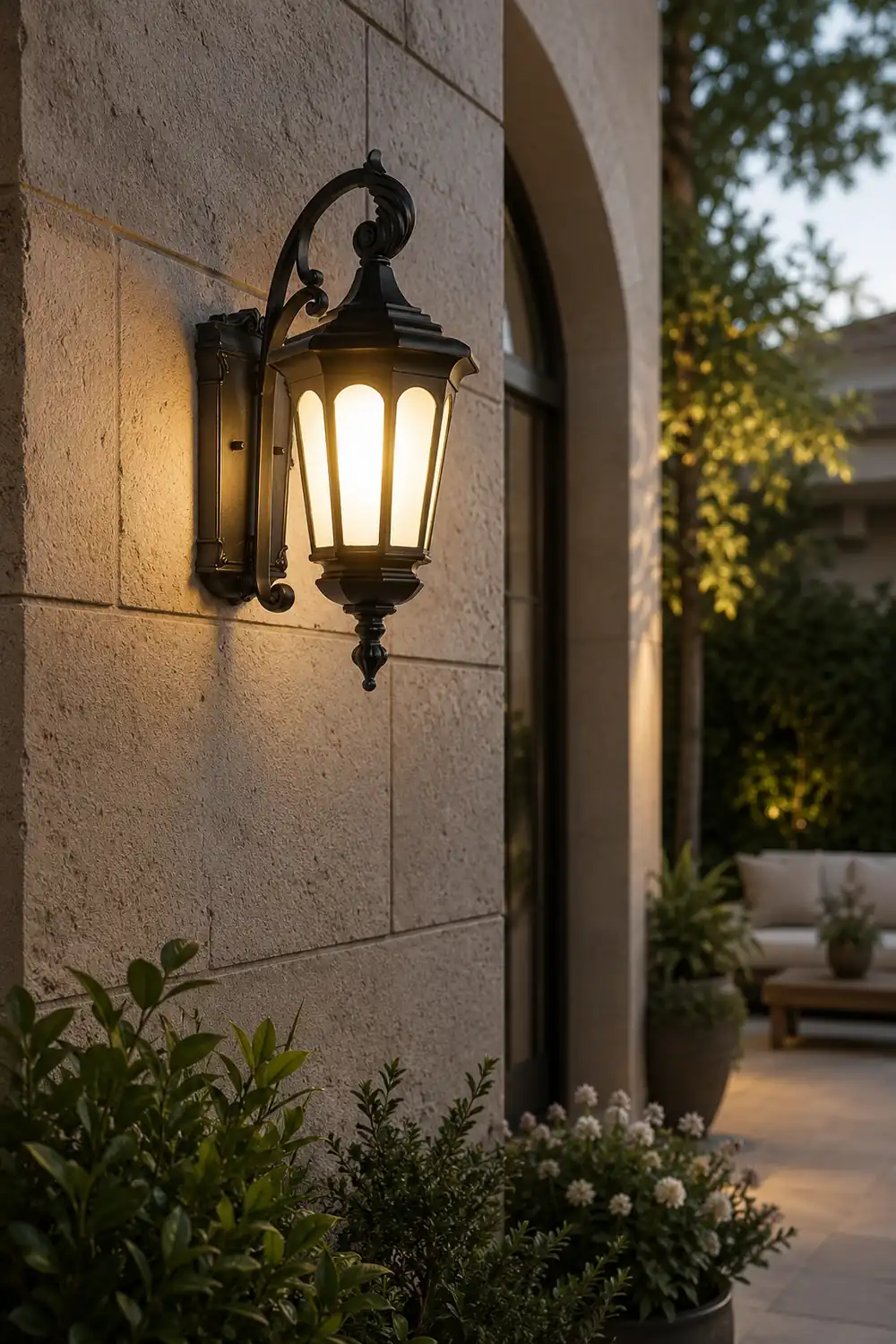 Retro Classic Waterproof Wall Lamp Decorative Lighting For Outdoor Balcony - Lumpaz