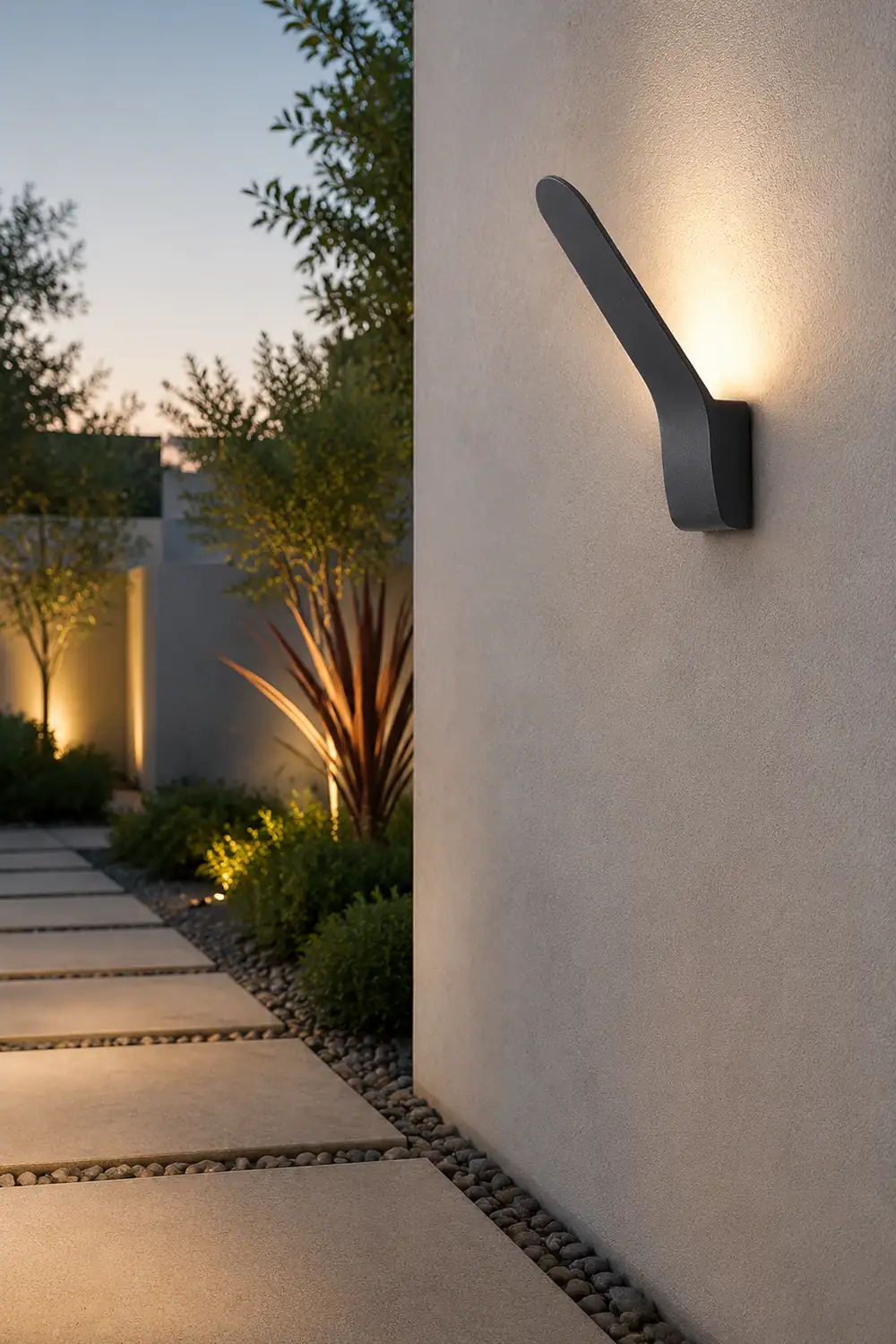 Modern Minimalist LED Waterproof Wall Light for Outdoor Courtyard Aisle Balcony - Lumpaz