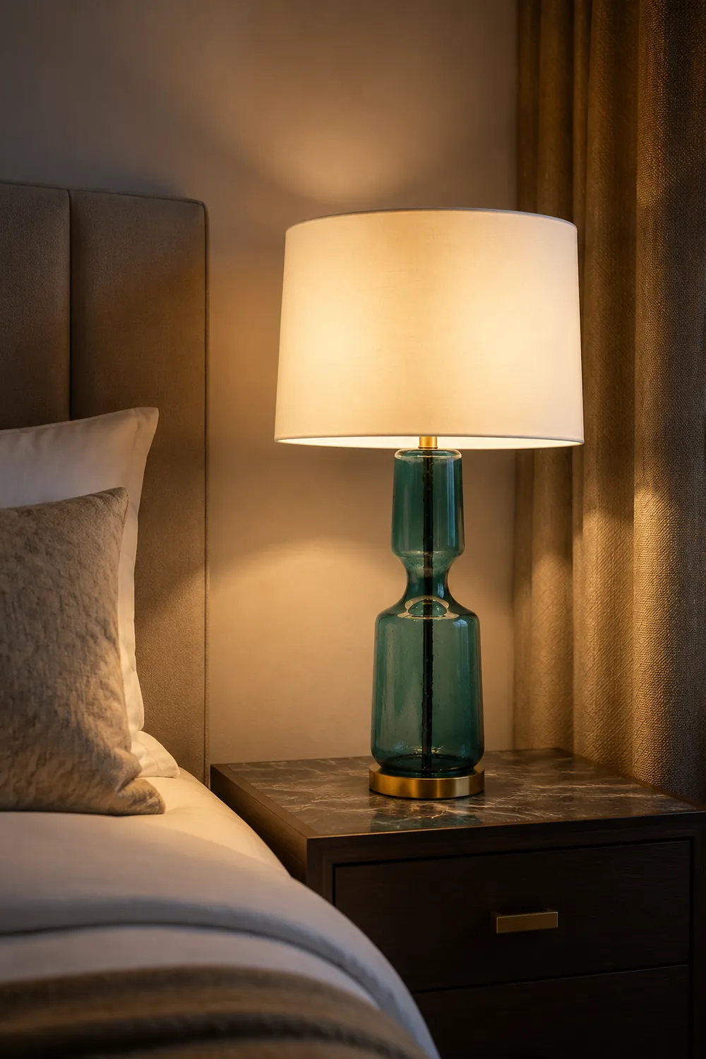 Antero Teal Table Lamp - Lumpaz