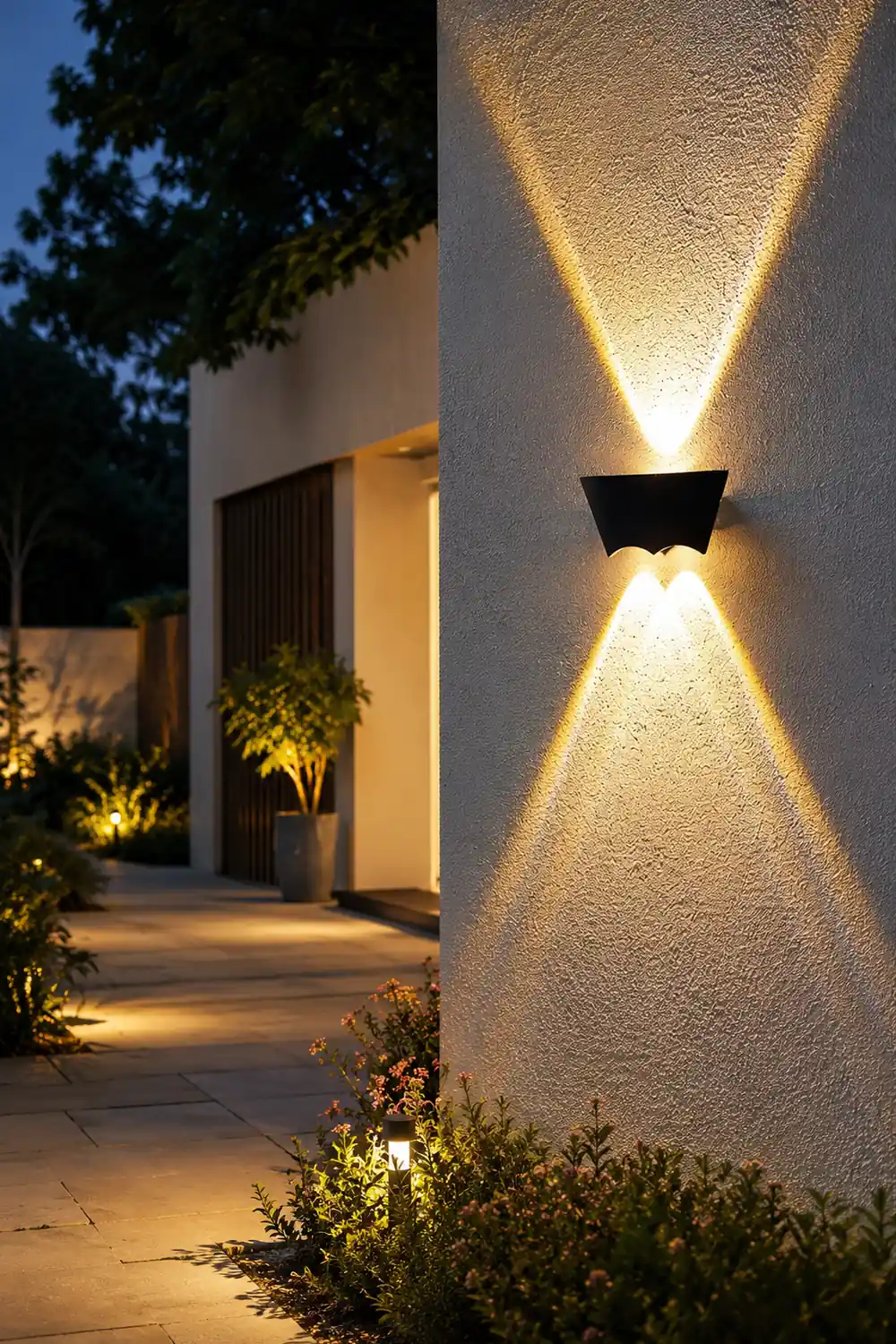 Creative Up and Down Lighting LED Waterproof Black Wall Washer Lights - Lumpaz