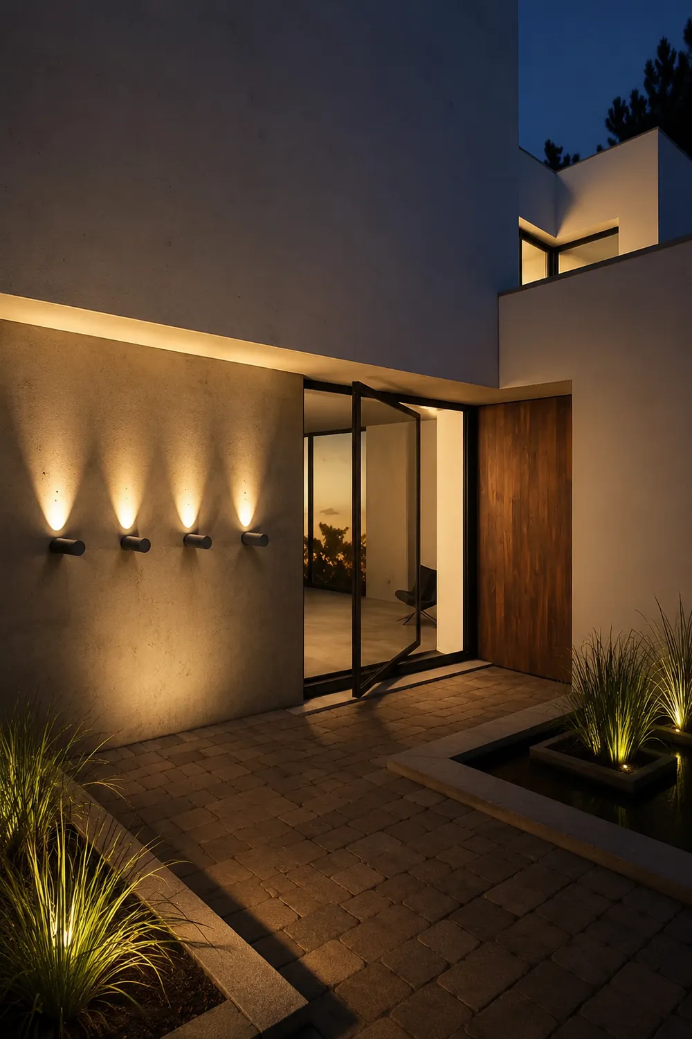 Slender Tube Creative LED Waterproof Modern Outdoor Wall Lights Wall Lamp - Lumpaz