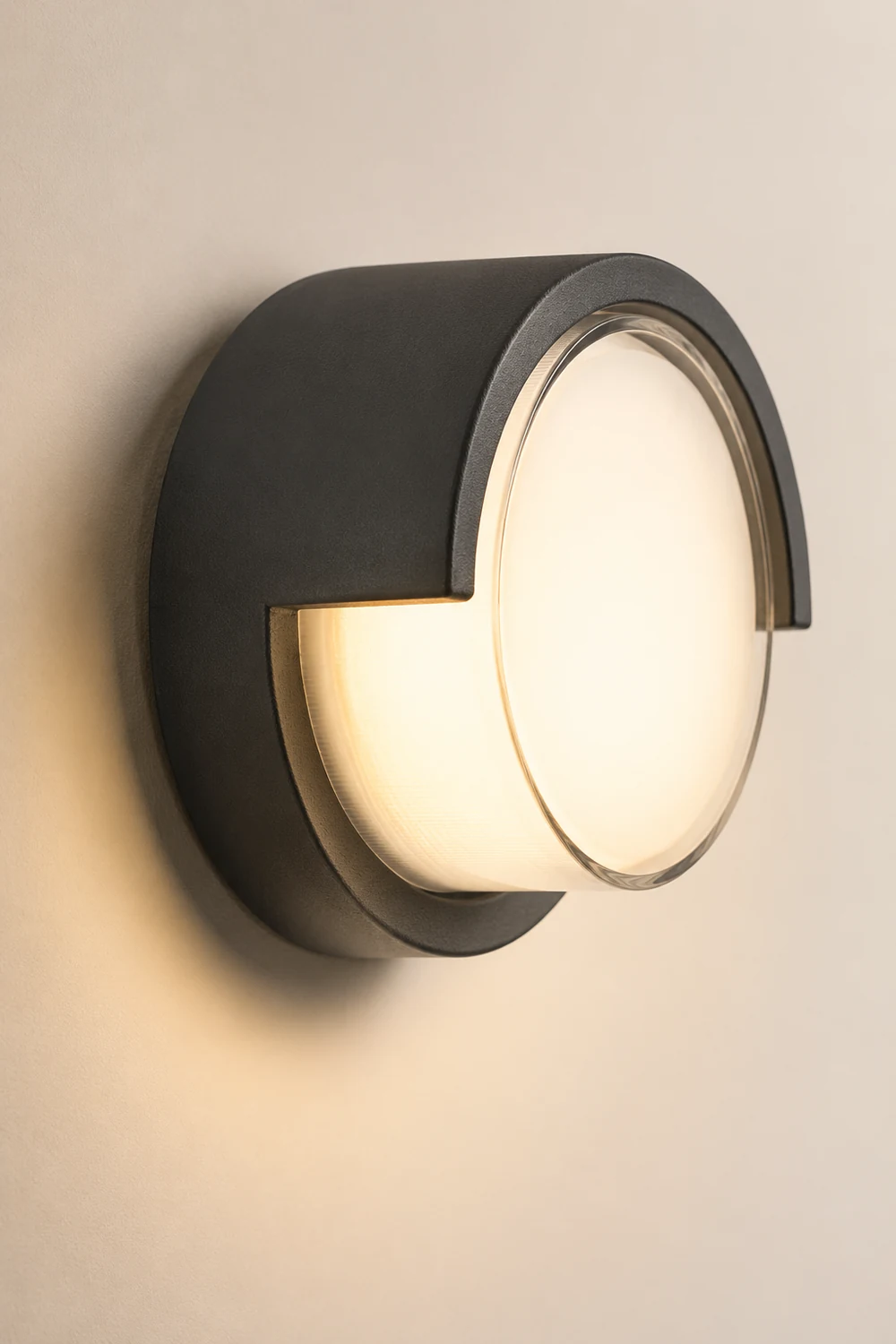 Modern Outdoor Round Square Waterproof Wall Light for Villa Garden Balcony Door Front - Lumpaz