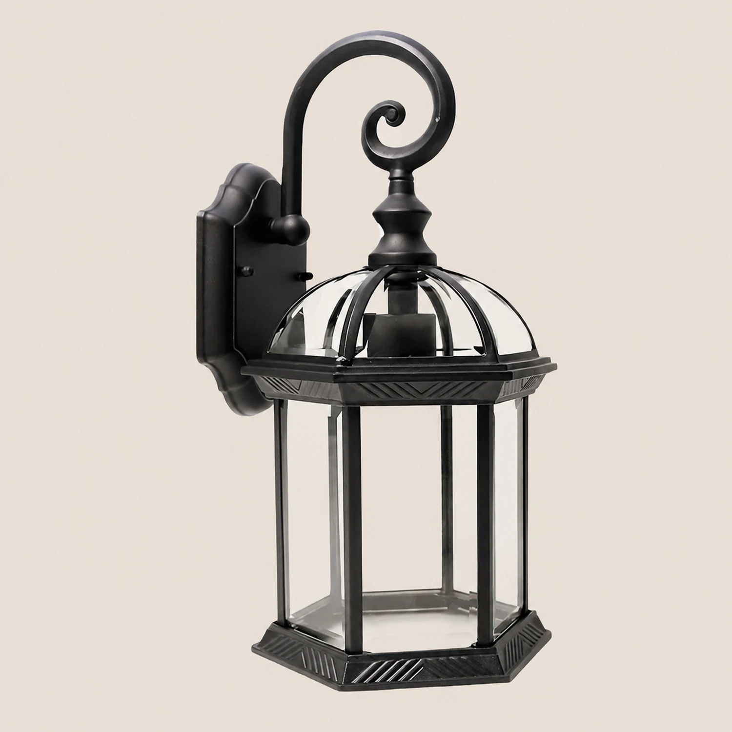 Double-layer Waterproof Glass E27 Vintage Wall Sconce Lighting Wall Lamp - Lumpaz