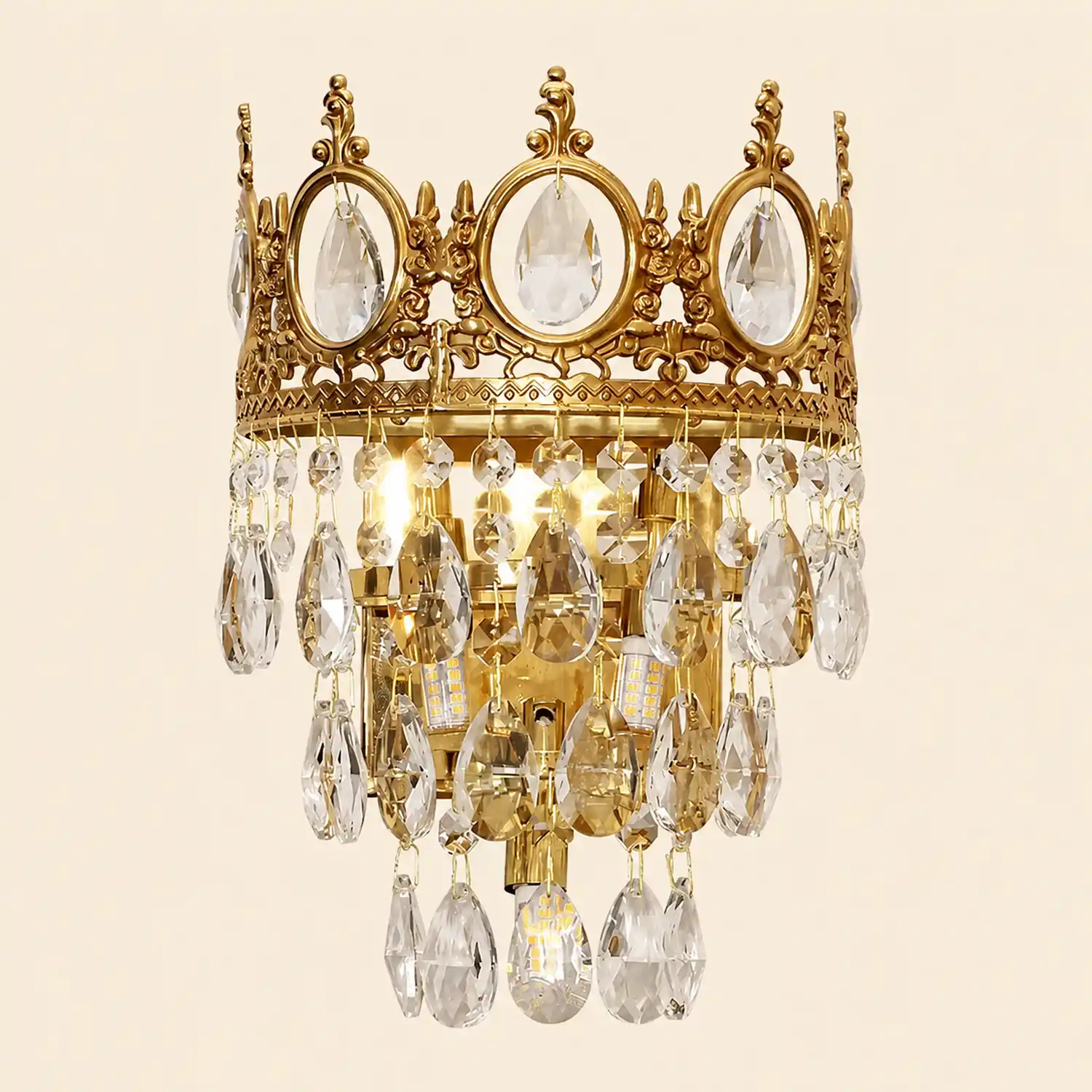 Vintage Crystal Wall Lamp - Lumpaz