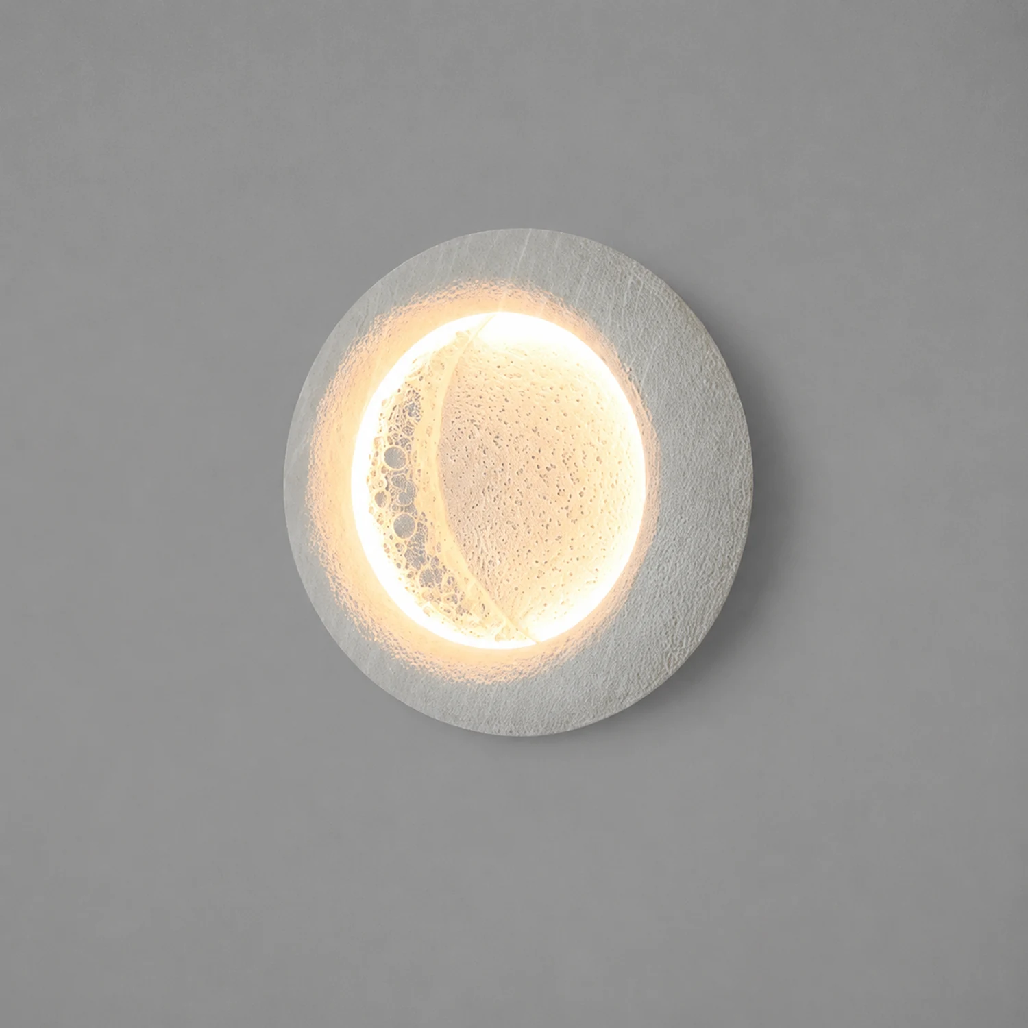 Creative Moon Shaped Waterproof LED 10W Modern Wall Lamp Exterior Decor - Lumpaz
