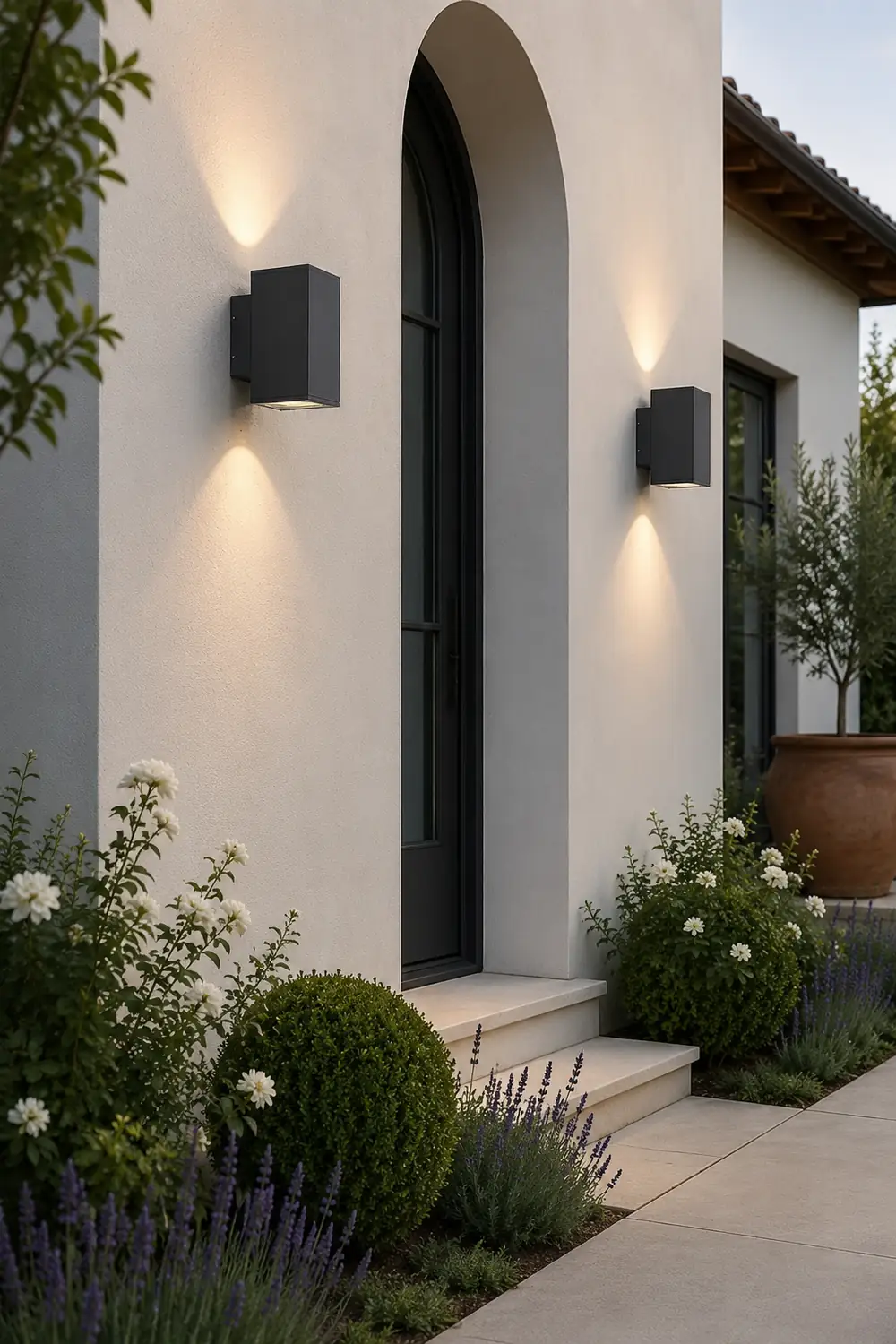 Waterproof LED Exterior Wall Sconces for Villa Outdoor Patio Balcony - Lumpaz