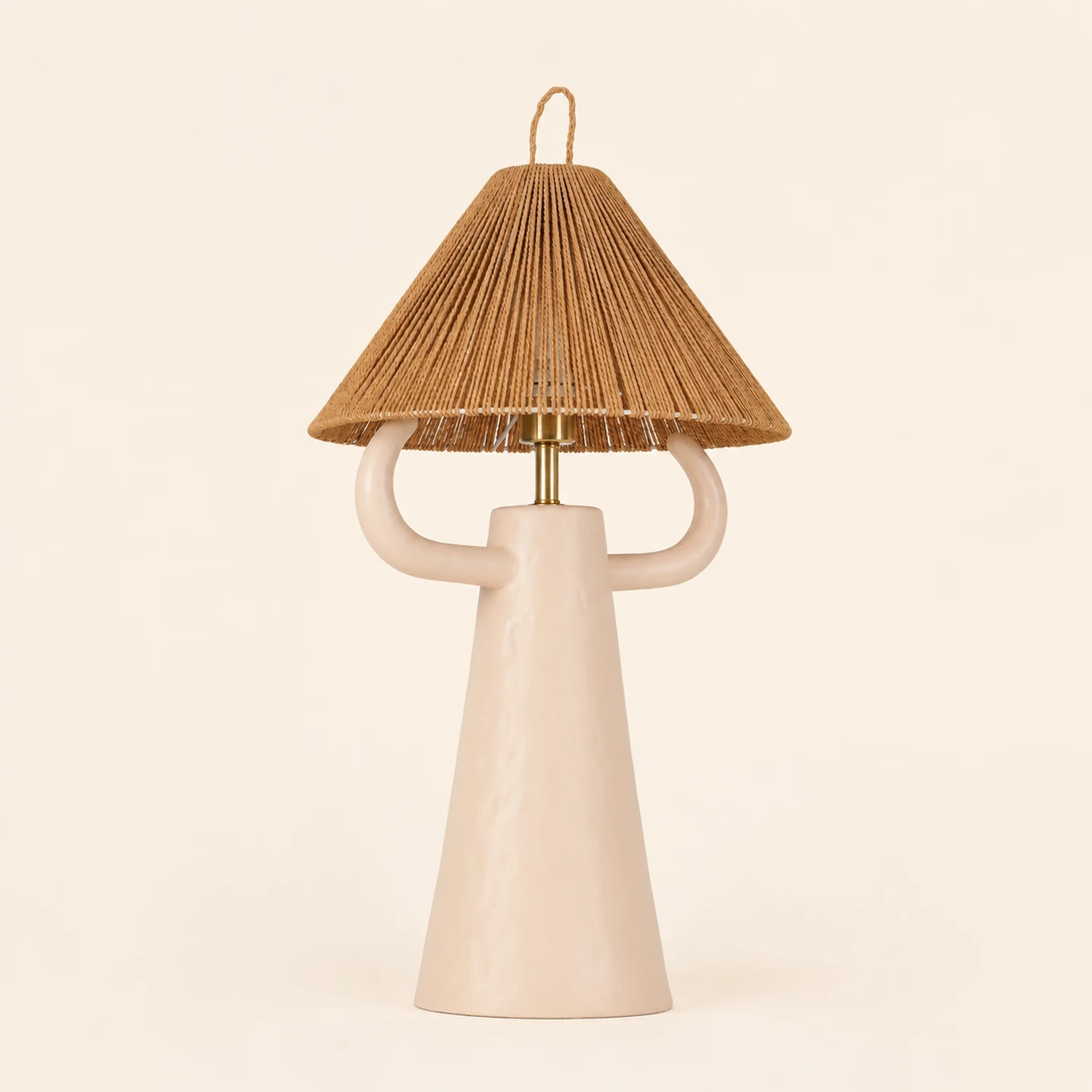 Horns Ceramic Table Lamp - Lumpaz