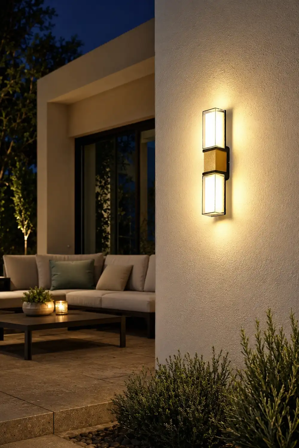 Creative Up and Down Lights Waterproof LED Wall Sconces Outdoor Wall Lights - Lumpaz