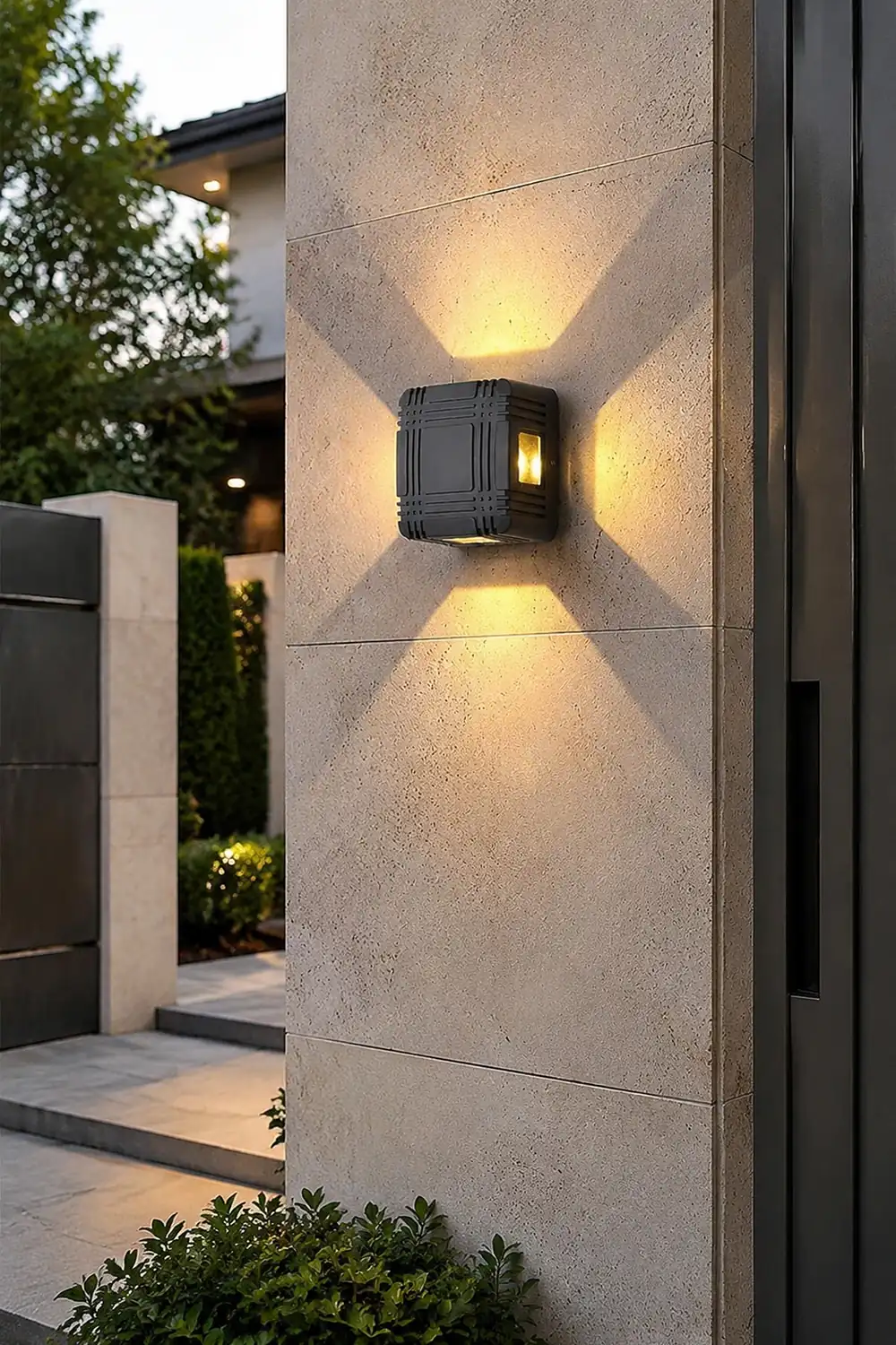 Unique Design Outdoor LED Waterproof Wall Light for Villa Gate Balcony - Lumpaz