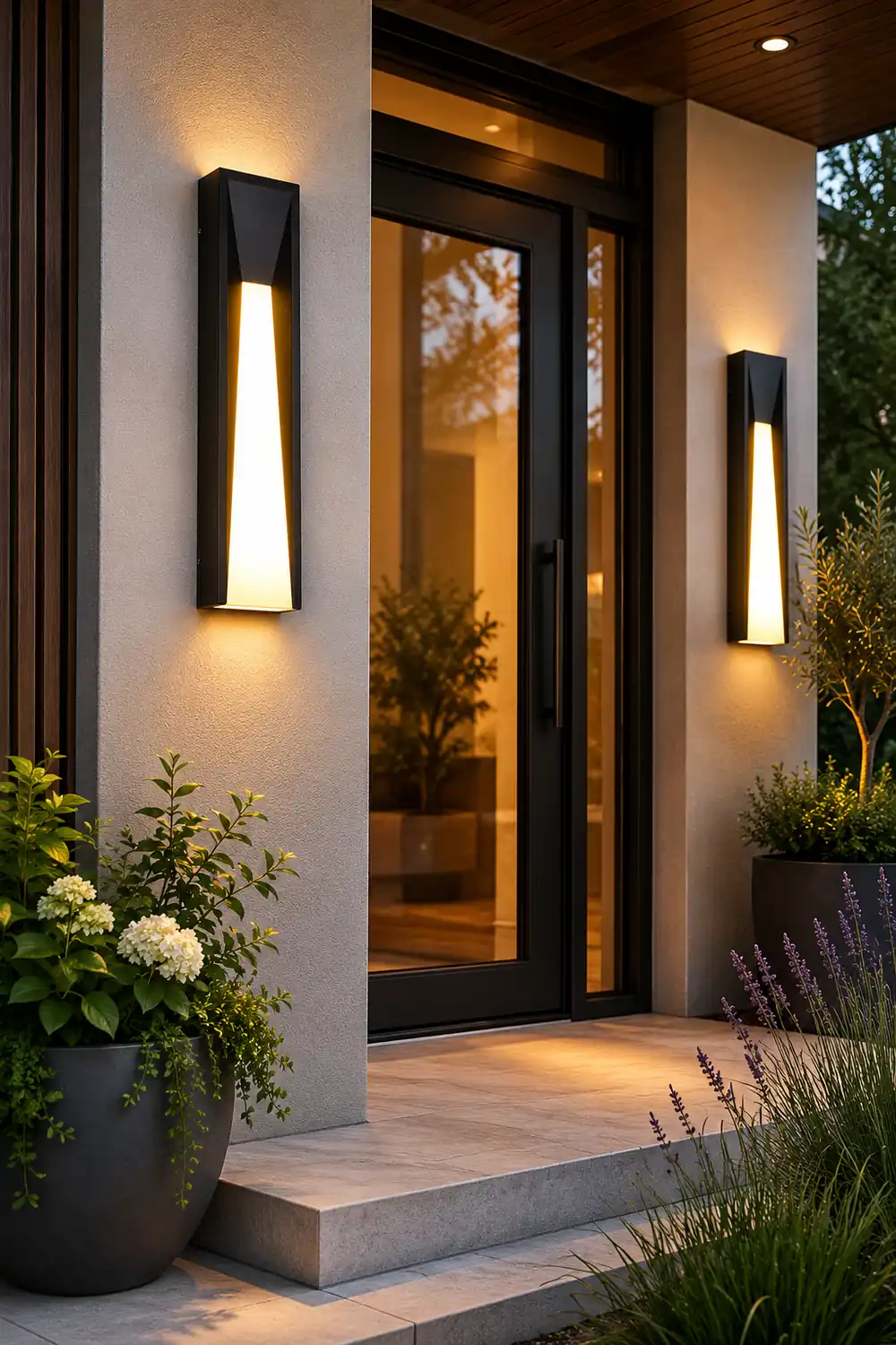 Rectangle 20W LED Waterproof Modern Wall Sconces Lighting Wall Lights Fixture - Lumpaz