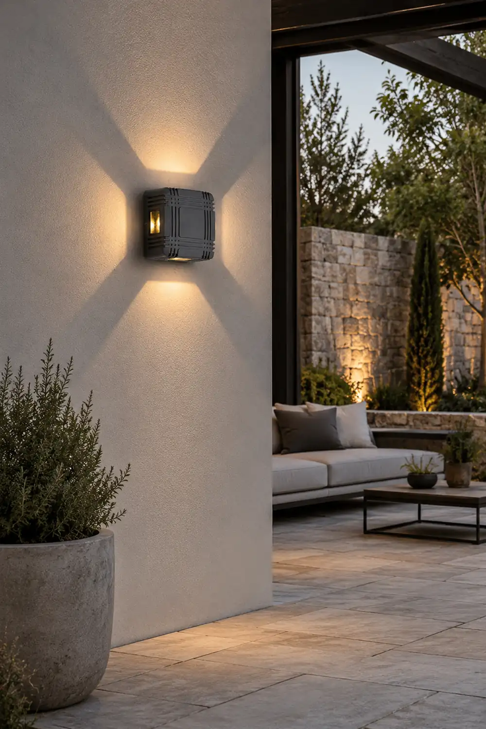Unique Design Outdoor LED Waterproof Wall Light for Villa Gate Balcony - Lumpaz