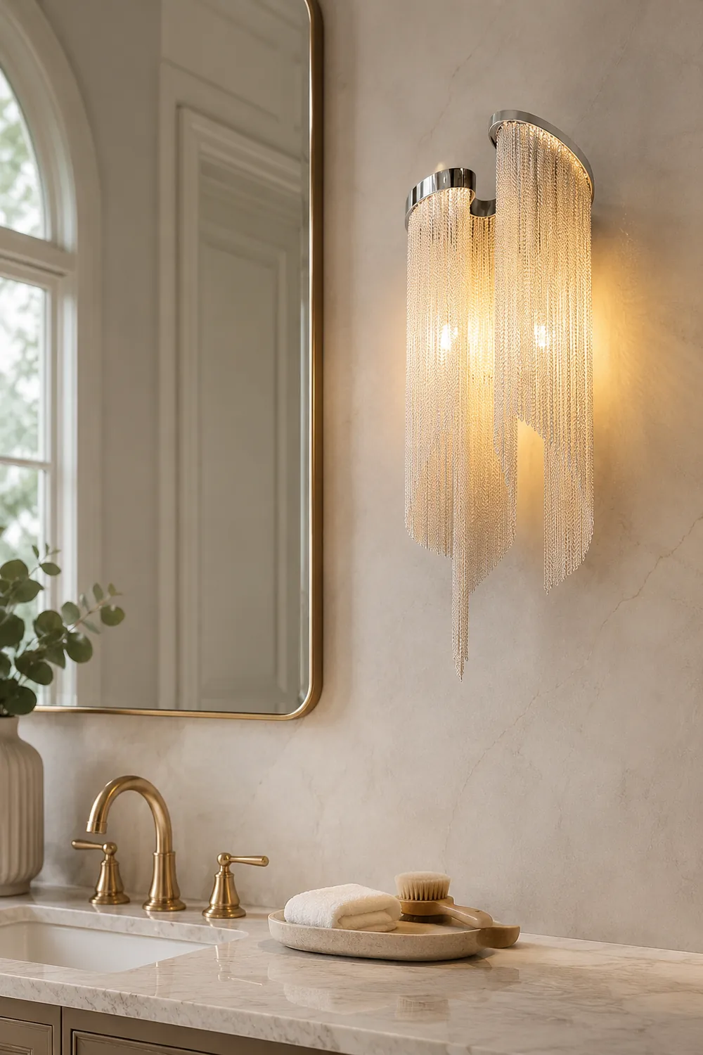Chain Tassel Wall Lamp - Lumpaz