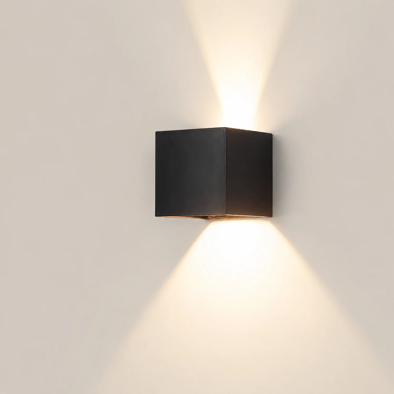 Square Waterproof Up Down Lighting Adjustable Modern Exterior Lights - Lumpaz