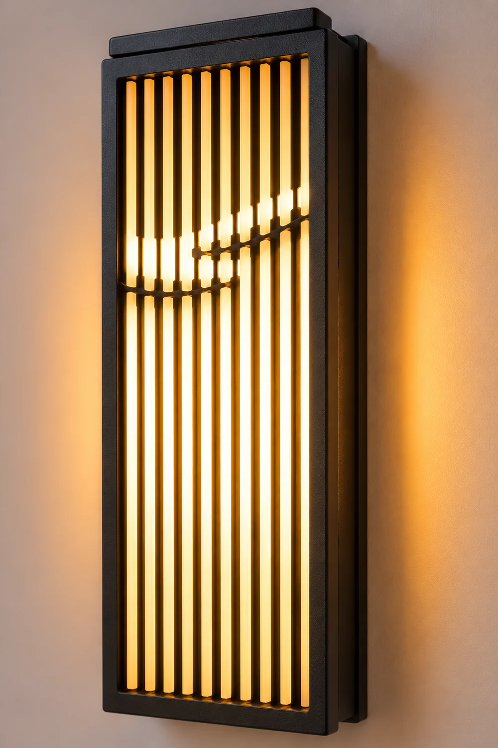 Waterproof Villa Courtyard Gate Unique Hollowed Design Wall Lamp for Outdoor - Lumpaz
