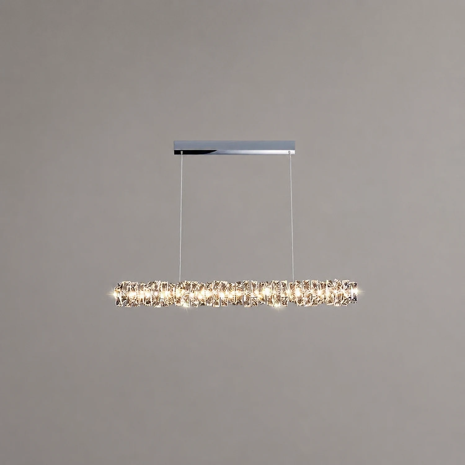 Long Crystal Pendant Lamp - Lumpaz