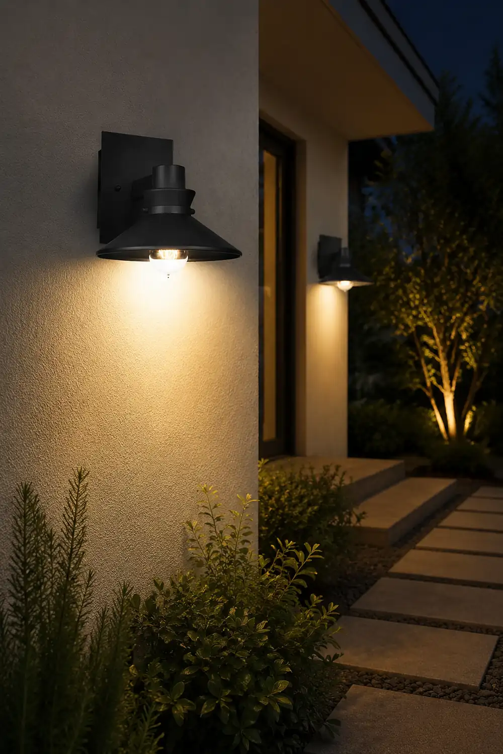 Minimalist Waterproof Black European-style Wall Lamp Exterior Lights - Lumpaz