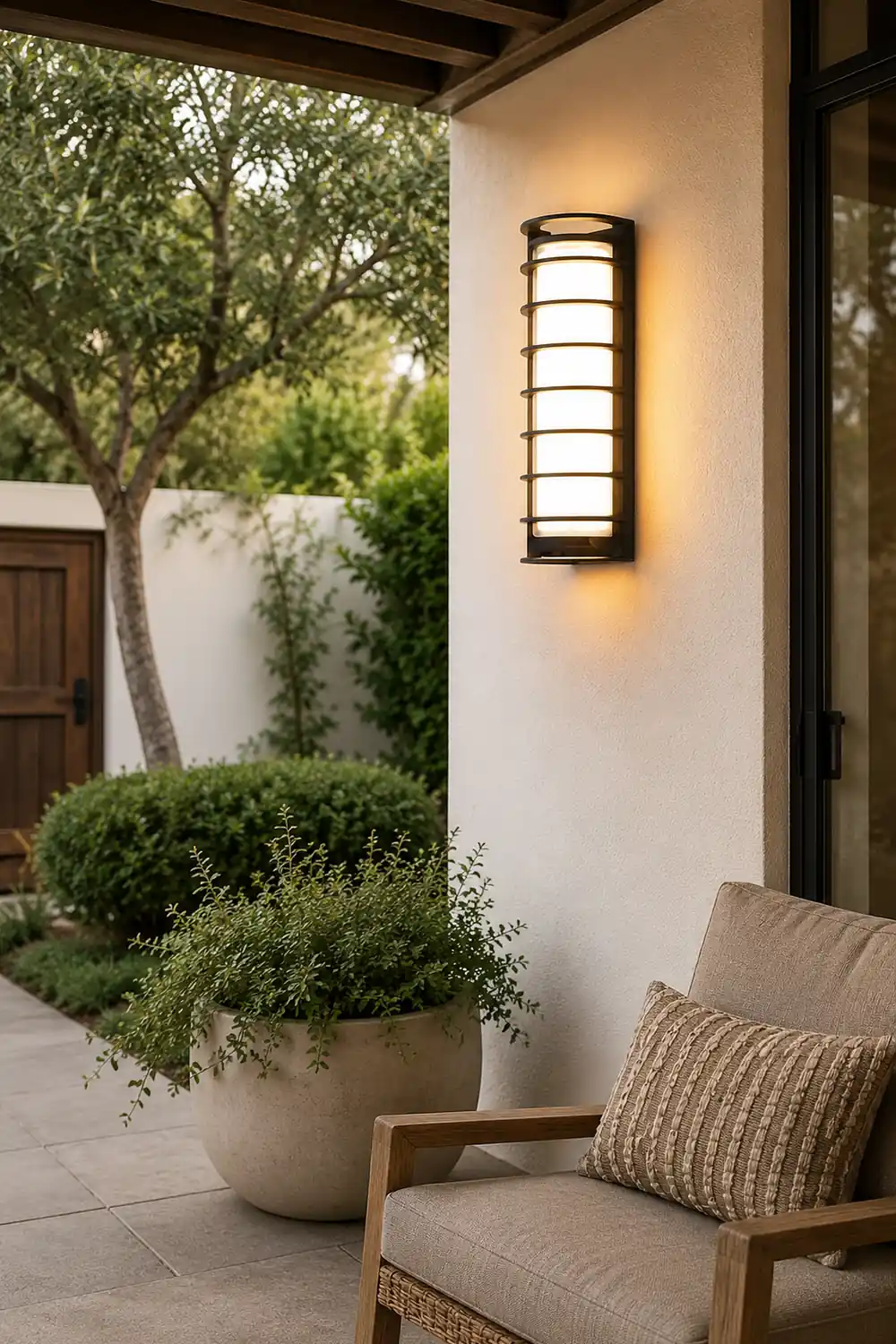 Outdoor Waterproof Double-layer Lampshade Gate Column Exterior Wall Sconces - Lumpaz