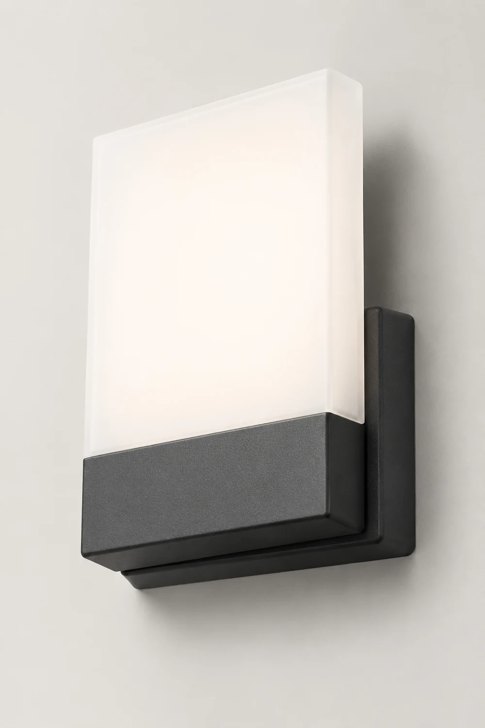 Square Waterproof LED Black Modern Outdoor Wall Lights Porch Lights - Lumpaz