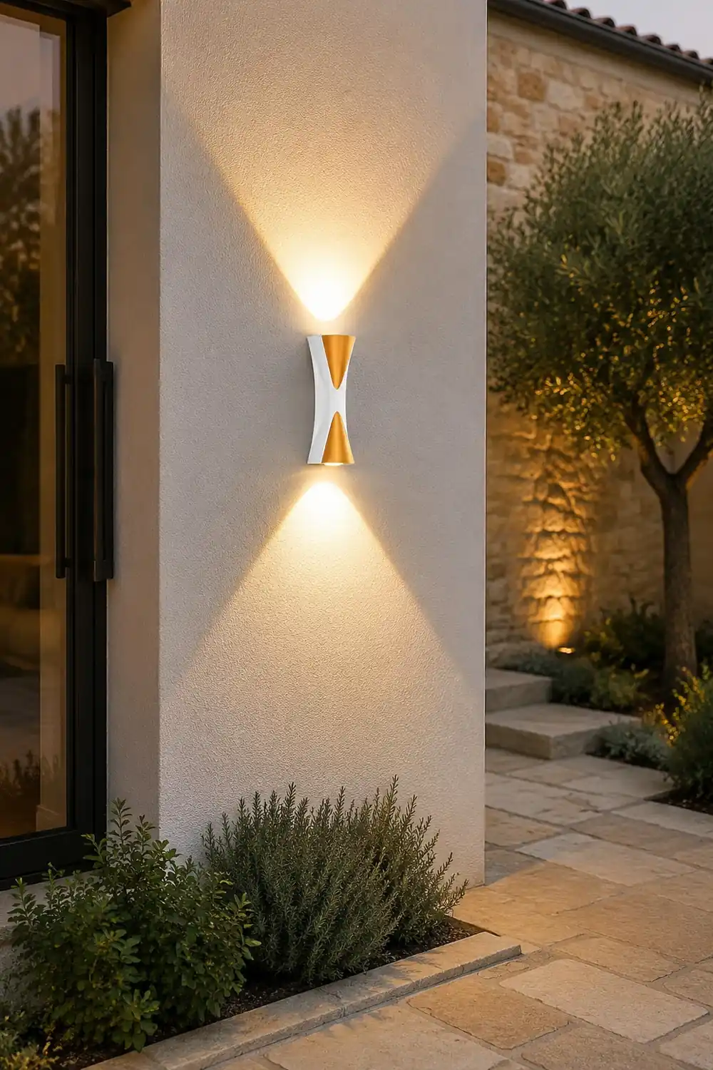 Creative Up and Down Lights LED Waterproof Modern Outdoor Wall Lamp - Lumpaz