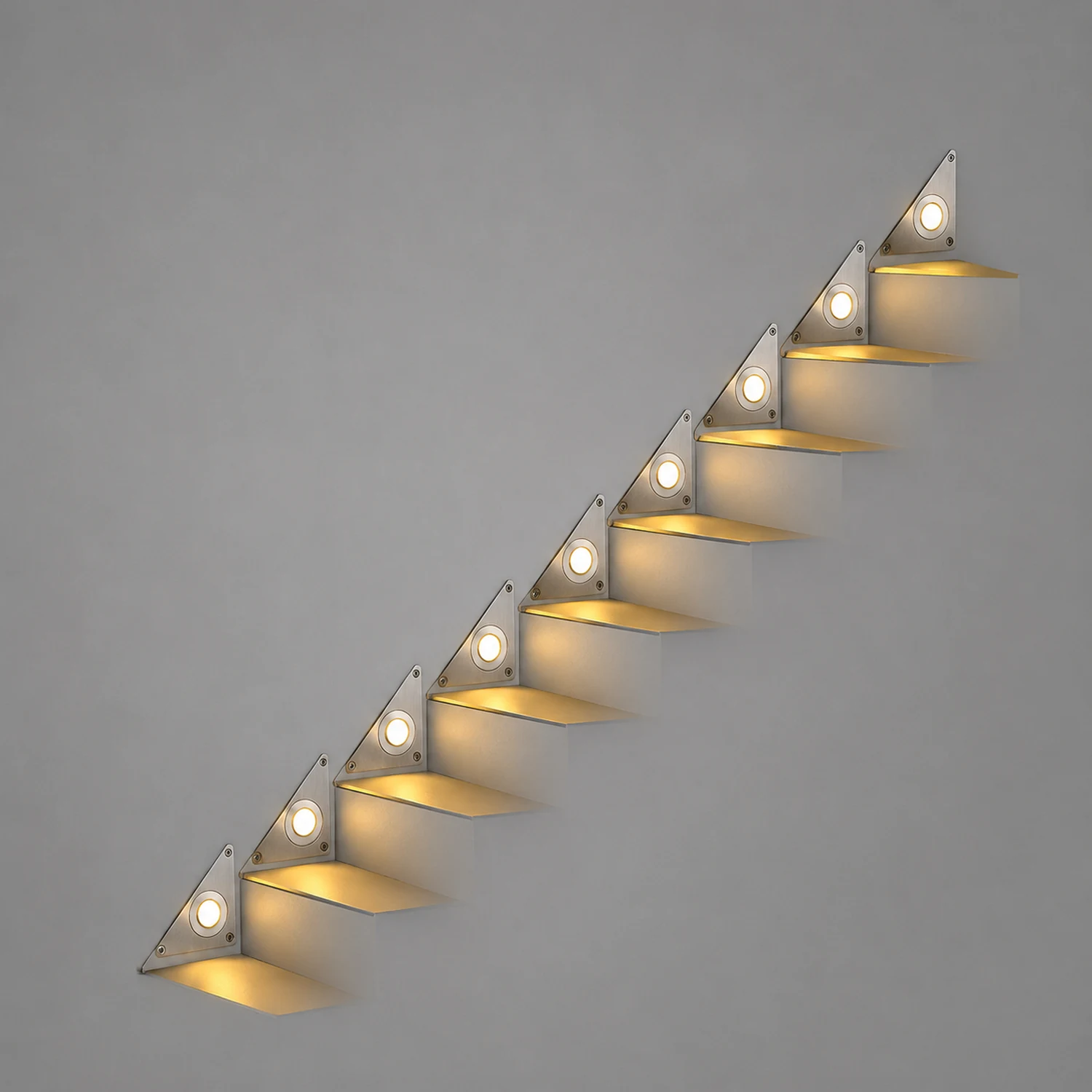 Outdoor LED Embedded Steps Stairs Lights Waterproof for Courtyard Lawn Garden - Lumpaz