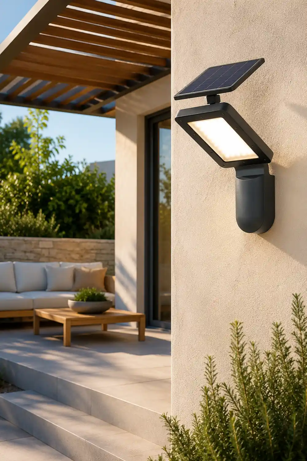 Creative Outdoor Wall Lights Solar Wall Lamp LED Wall Sconce Lighting - Lumpaz