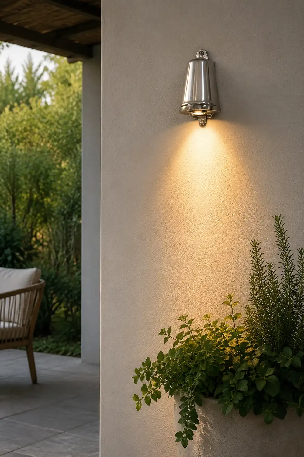 Vintage Bell-shaped Wall Lamp Outdoor Wall Lights Fixture LED Wall Sconce Lighting - Lumpaz