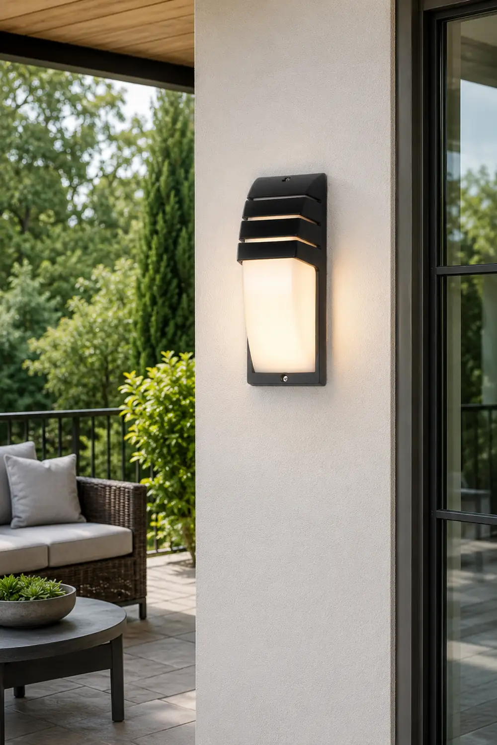 Motion Sensor Waterproof LED Wall Lights for Outdoor Balcony Terrace Aisle - Lumpaz
