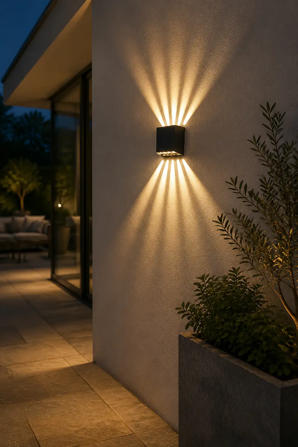 Creative LED Up and Down Lights Outdoor Wall Lights Wall Lamp Wall Sconce Lighting - Lumpaz