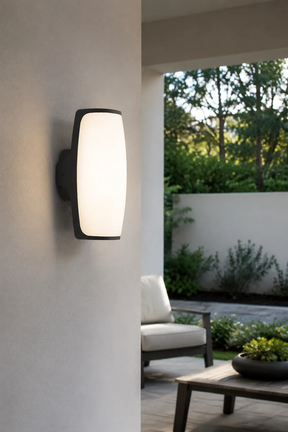 Unique Double-layer Lampshade Waterproof Outdoor LED Wall Lamp for Villa Courtyard Balcony - Lumpaz