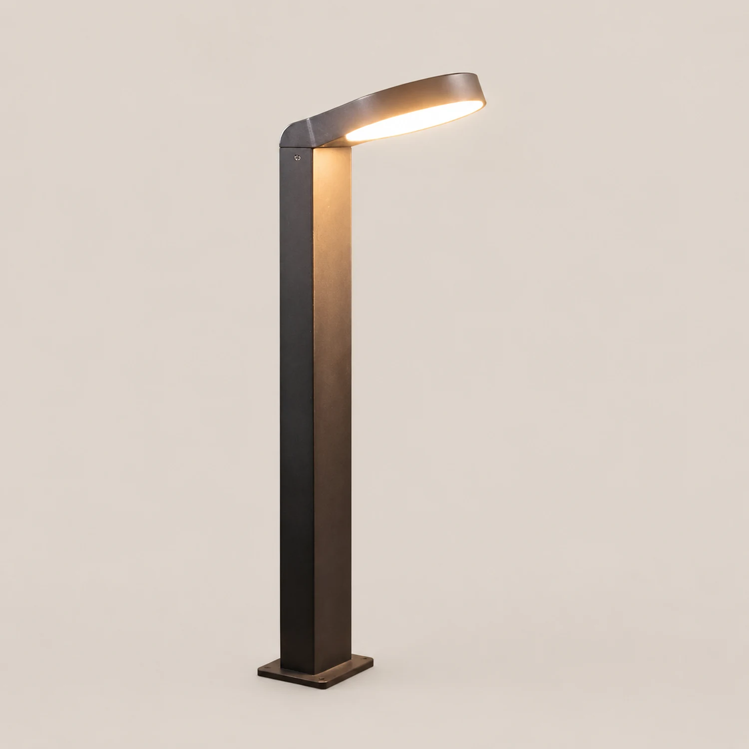 Spoon-shaped Waterproof 18W LED Black Modern Wall Lamp Pathway Lights - Lumpaz