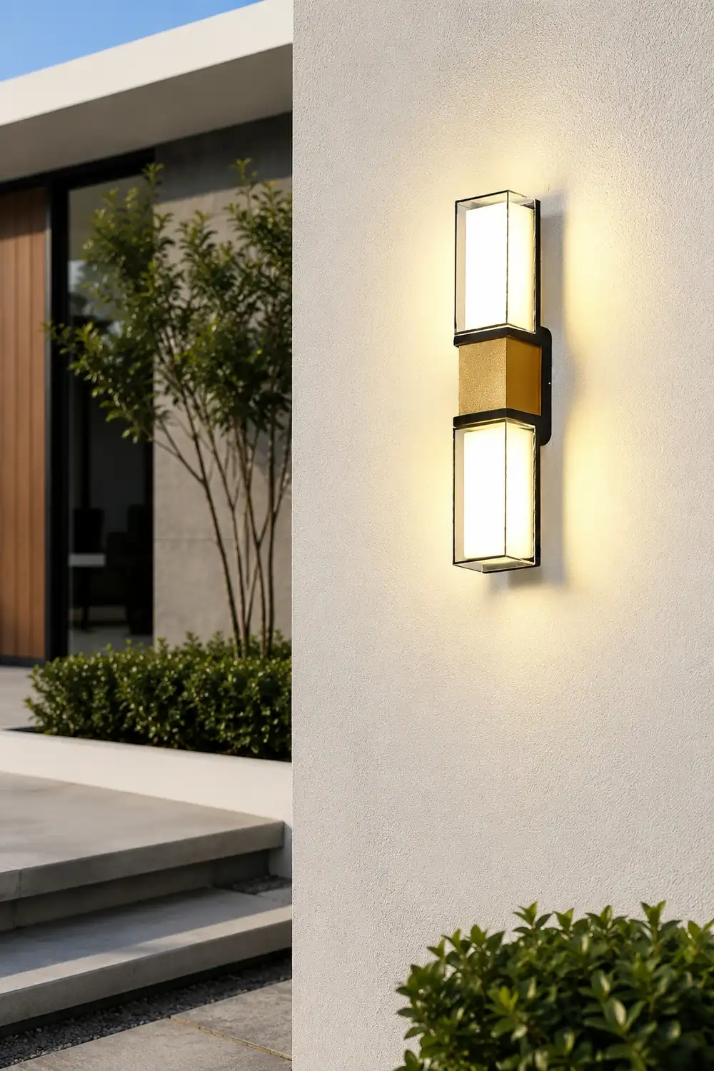 Creative Up and Down Lights Waterproof LED Wall Sconces Outdoor Wall Lights - Lumpaz