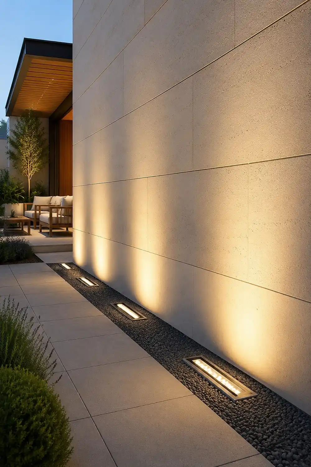 LED Strip Linear Waterproof DC24V Recessed Outdoor Wall Washer Lights - Lumpaz