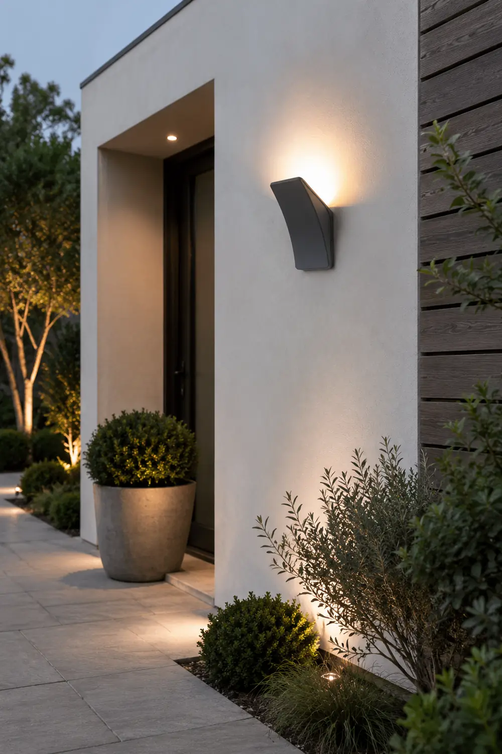 Unique LED 12W Black Modern Wall Sconces Wall Lamp Outdoor Wall Lights - Lumpaz