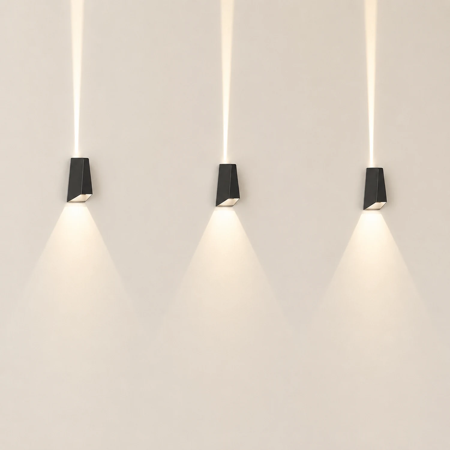 Up and Dwon Lighting LED Waterproof Black Creative Modern Porch Lights - Lumpaz
